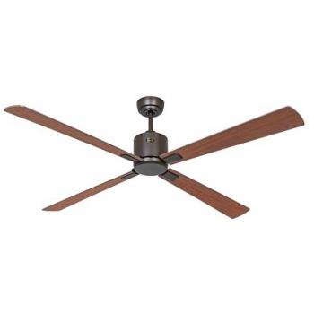 Ventilador de Techo con WiFi Casafan Eco Neo III 152cm 949313W Nogal/Cereza, Motor Bronce, Aspas Reversibles