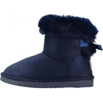 Botas Conguitos Lazo Pelo B&W para Niña 54221 - Tecnología Water Repellent, Color Azul