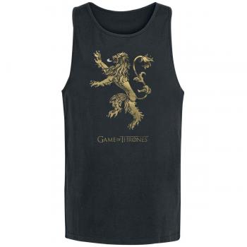 Juego de Tronos House Lannister - Sigil Top Tirante Ancho Negro L