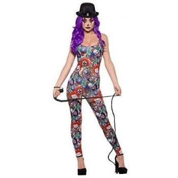Smiffys 47560L - Disfraz de payaso espeluznante de fiebre, para mujer, multicolor