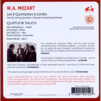 Mozart: Les 6 Quintettes A Cordes