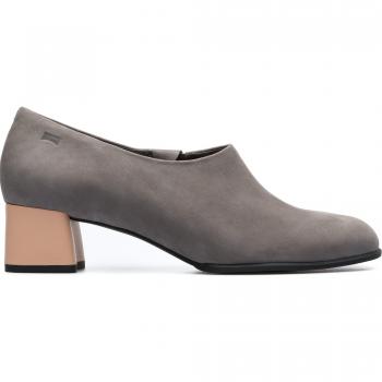 CAMPER Katie Women's Grey Suede Formal Shoes, Size 39 (8.5 US)
