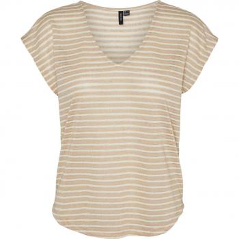 Camiseta mujer VMGATJA S/S V-NECK T-SHIRT JRS BTQ