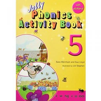 Jolly Phonics Activity Book 5: In Precursive Letters (British English Edition)