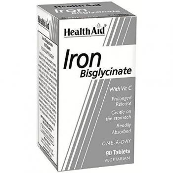 HealthAid Iron Bisglycinate - 90 Comprimidos