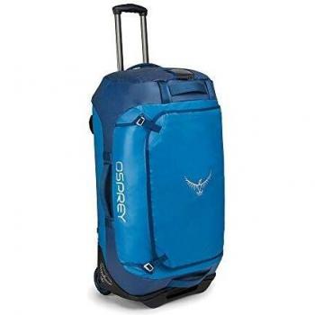 Osprey Rolling Transporter 90 Unisex Durable Wheeled Travel Pack - Kingfisher Blue