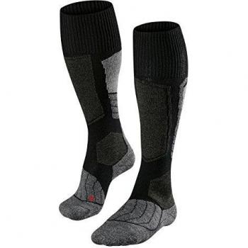 Falke SK1 Women's Knee-High Ski Socks - Warm, Thick, Black-Mix (Size 35-36)