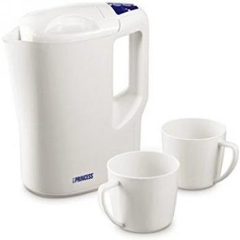Princess Deluxe - Hervidor con capacidad 0.9 l, color blanco