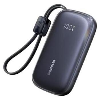 Powerbank Baseus EnerFill FC21 Ultra, 10000mAh, 22.5W, QC + PD, Carga Rápida, Pantalla Digital, Negro