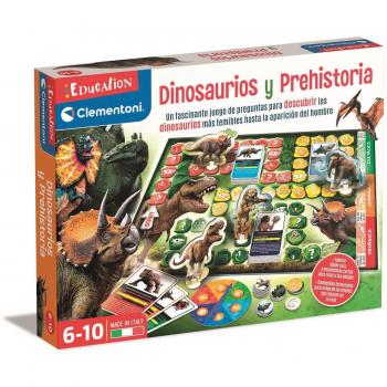 Clementoni Dinosaurios y Prehistoria Education Juego Educativo, Multicolor, Mediano (55494)