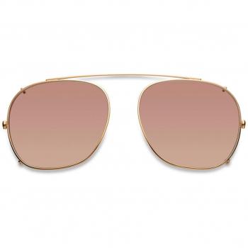 Etnia Barcelona Sant Sebastia Clip-On Polarized Men's Sunglasses Gold 55mm