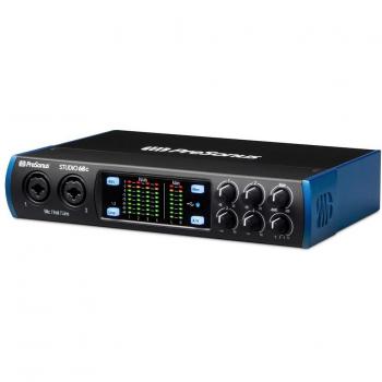 Interfaz de audio USB-C PreSonus Studio 68c con 4 Entradas Micrófonos y 4 Salidas