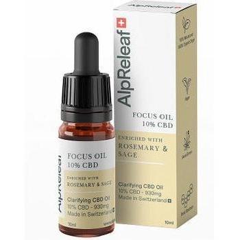 Aceite AlpReleaf Focus 10% CBD (10 ml)