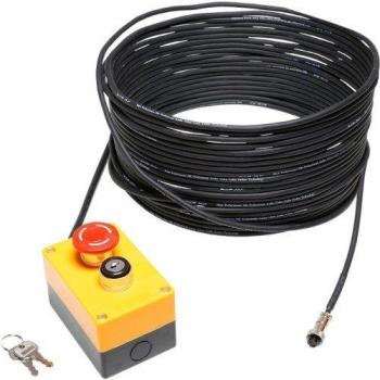 Interruptor de Emergencia con Bloqueo por Llave y Cable de 20 m