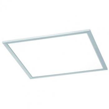 Lámpara de Techo Cuadrada LED Dimmerizable Phoenix Níquel 45x45 cm 2500 lm