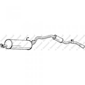 Bosal 286-233 Silenciador posterior
