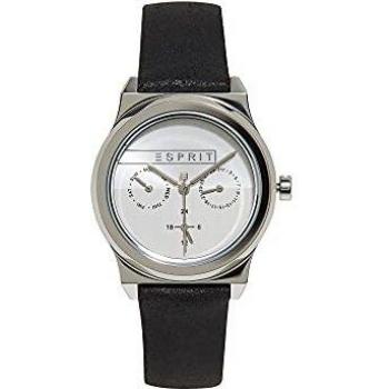 Esprit womens multi dial quartz watch with leather strap es1l077l0015