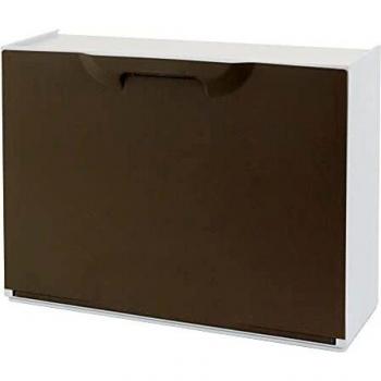 Zapatero Modular Ampliable en Polipropileno Color Marrón
