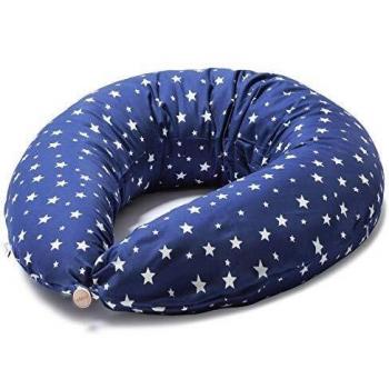 Niimo Cojin Lactancia Bebe y Almohada Embarazada Dormir XXL Multifuncion Funda Cojin 100% Algodon Desenfundable y Lavable Relleno de Poliester Multiusos Maternidad