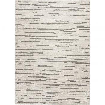 Alfombra de Interior Estilo Geométrico Snowy 59661 - Gris, disponible en tamaños 120x170 cm y 160x230 cm