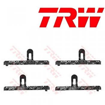 Kit de reparación TRW para pastillas de freno PFK206 para SEAT Ibiza, Cordoba, Toledo y VOLKSWAGEN Golf, Polo, Golf Cabriolet, Vento, Jetta