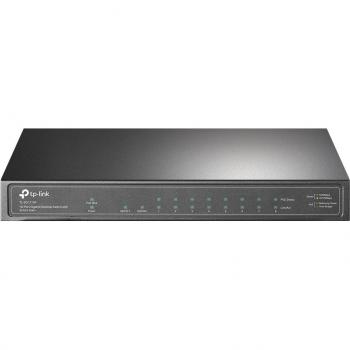 Zyxel GS1100-10HP Switch No Administrado PoE+ 8 Puertos Gigabit Ethernet, 2 Puertos SFP Uplink, 120W, Montaje en Rack 1U Negro