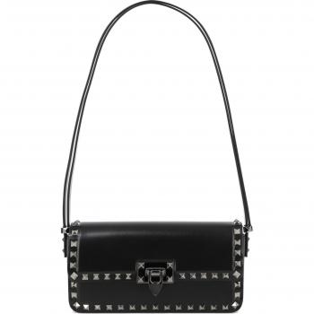 Valentino Garavani Women's Rockstud23 East-West Shoulder Bag in Black