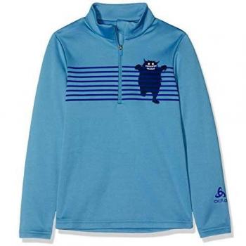Odlo Midlayer 1/2 Zip Carve Kids Light Suéter pulóver, Infantil, Niagara FW19, 116