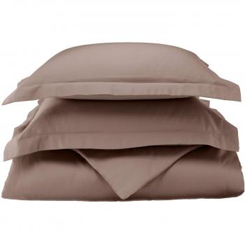 Superior 800 Thread Count 100% Premium Long-Staple Combed Cotton Duvet Cover Set, Grey, Full/Queen
