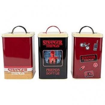 Funko ST05805 Stranger Things: Storage Set: Retro Logo, Multicolour