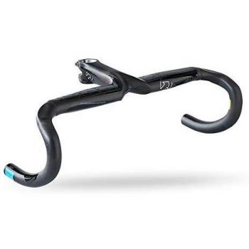 PRO Stealth EVO UD Carbon Handlebar and Stem Anatomic Carbon 42 cm wide x 120 mm