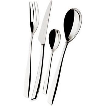 Set de Cubiertos Riviera Bugatti 24 Piezas Acero Inoxidable 18/10 para 6 Personas con Caja Regalo