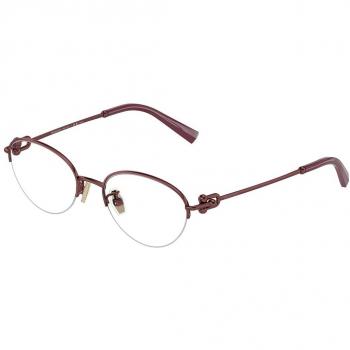 Tiffany & Co. TF1158TD Asian Fit 6015 Women’s Eyeglasses Burgundy Size 50 - Blue Light Block Available