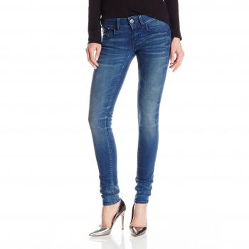 G-Star Lynn Women's Mid Waist Skinny Jeans - Medium Aged Denim