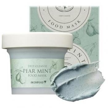 SKINFOOD Unisex Pear Mint Deep Cleanse Food Mask for Hands and Feet 120g