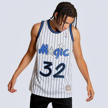 Mitchell & Ness Men's NBA Orlando Magic 1993-94 Shaquille O'Neal Swingman Jersey with Black Stripes