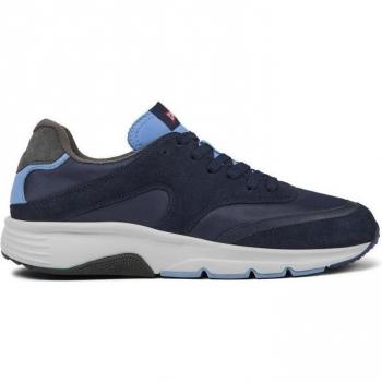 CAMPER Drift Men's Sneakers in Blue/Grey, Size 44, Cotton Fabric