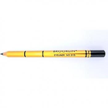 Brooklin - Lápiz de ojos Color Pistacho Oscuro Nº315 duradero