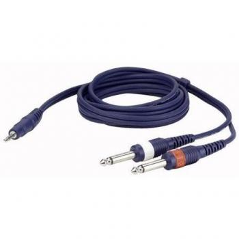 Cable Adaptador DAP Audio FL31 - Mini Jack Estéreo a 2 Mono Jack L/R de 1,5 metros