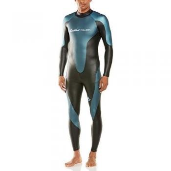 Cressi Glaros All-In-One - Traje de natación unisex, color negro / azul, talla S