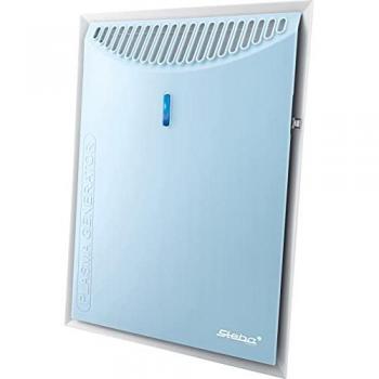 Purificador de aire Steba LR 10 Plasma 25W, blanco y celeste, para espacios de hasta 20 m²