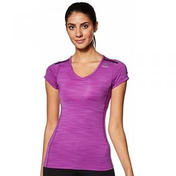 Reebok BQ4949 Camiseta, Mujer, Morado
