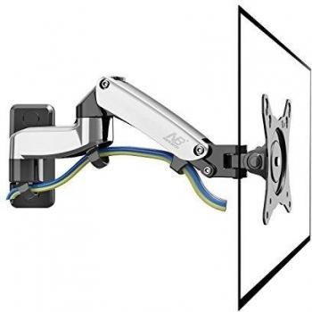 SupportoTV TV Soporte de pared, 2 juntas, la mayoría 17-27, VESA max mm, 100 x 100-Soporte de pared LED para TV Plasma y LCD & Curved kg 7-ultrafina Tilt Swivel características de escritorio con resorte a gas de oficina, model F150