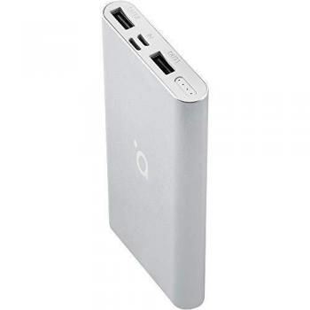 acme PB15S Cargador portátil, 10000 mAh, Plata, 2 Salidas USB, Recarga rápida, diseño Elegante