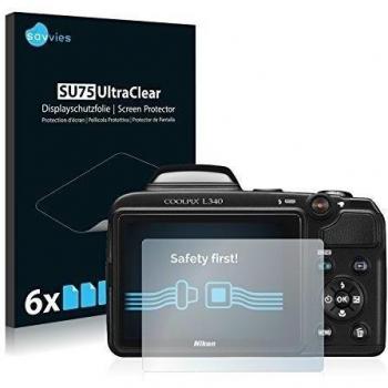 savvies Protector Pantalla Compatible con Nikon Coolpix L340