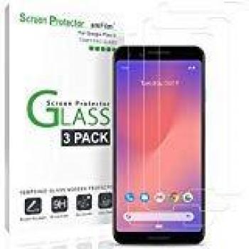 amFilm Pixel 3 Protector de Pantalla, Cristal Vidrio Templado Protector de Pantalla para Google Pixel 3