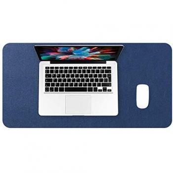 DOBAOJIA Alfombrilla de Ratón Extendida Mousepad Tapete de Escritura Estera Oficina Alfombrilla Escritorio Protector Escritorio, Cuero PU Impermeable + Gamuza Antideslizante