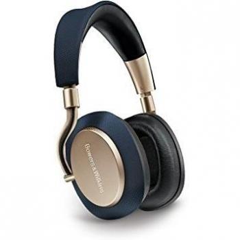 Bowers & Wilkins PX - Auriculares inalámbricos con cancelación de ruido y Bluetooth, cerrado supraural, color Dorado