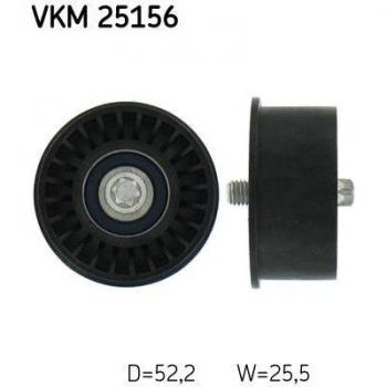 Polea guía SKF VKM 25156 para correa v-ribbed, compatible con Opel Astra, Zafira, Corsa, Meriva, Vectra, Combo, Tigra, Signum y Saab 9-3
