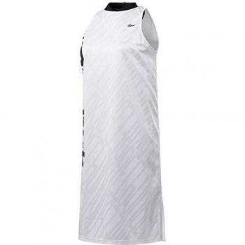 Reebok Wor Myt Dress Vestido, Mujer, Blanco, L